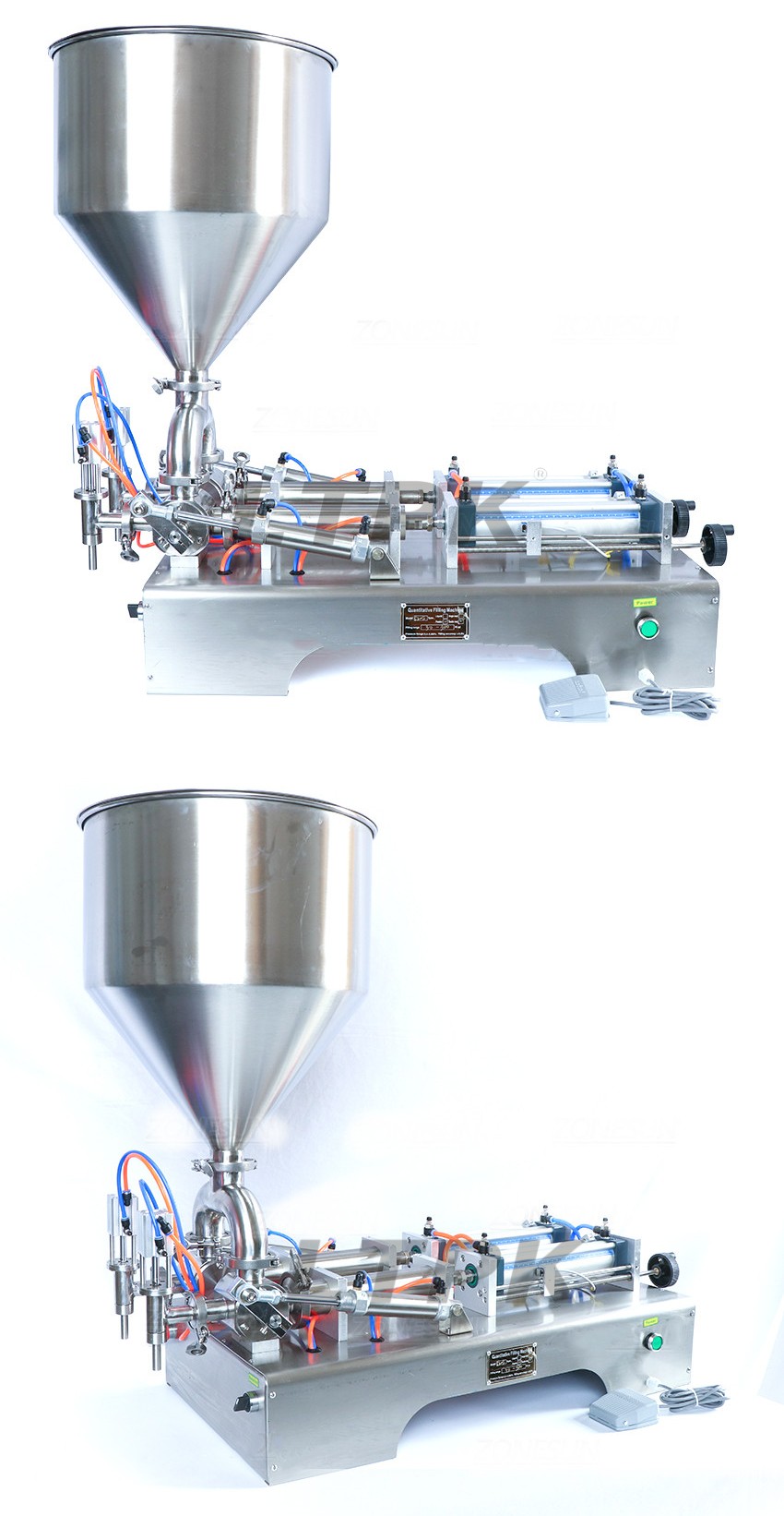 LTPK G2WG 10-100ml custom pharmaceutical syrup yoghurt paste sauce glass bottle filling machine with hopper .jpg