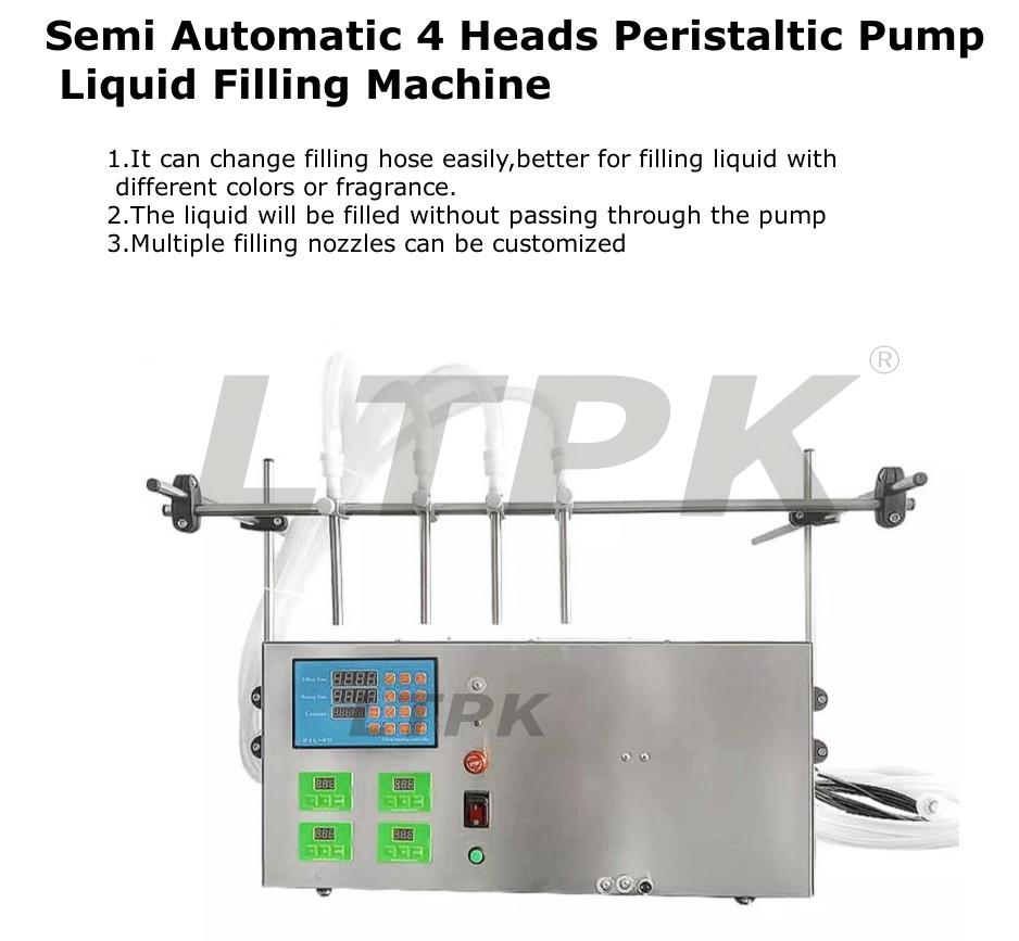  LT-PPF4W Semi Automatic Peristaltic Pump 4 Nozzles Liquid Gel Beverage Perfume Filling Machine.jpg