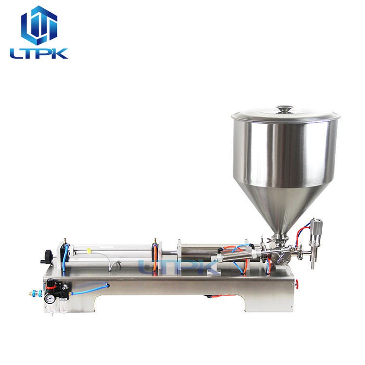 LTPK G1WG 10-100ML Semi Automatic Piston Paste Filling Machine Paste Filler Ointment Filler 