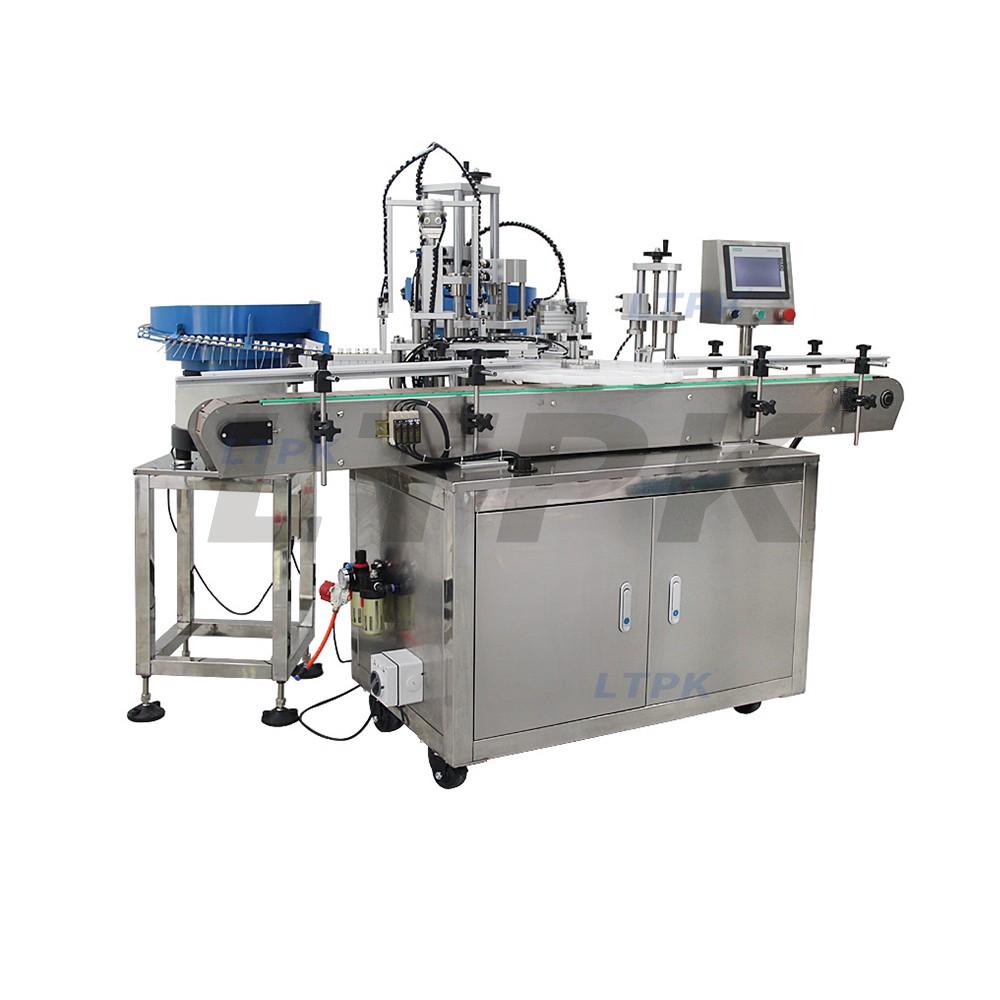 LT-APC2 Automatic HIgh Speed Pneumatic Monoblock Perfume Bottle Rotary Pressing Capping Machine