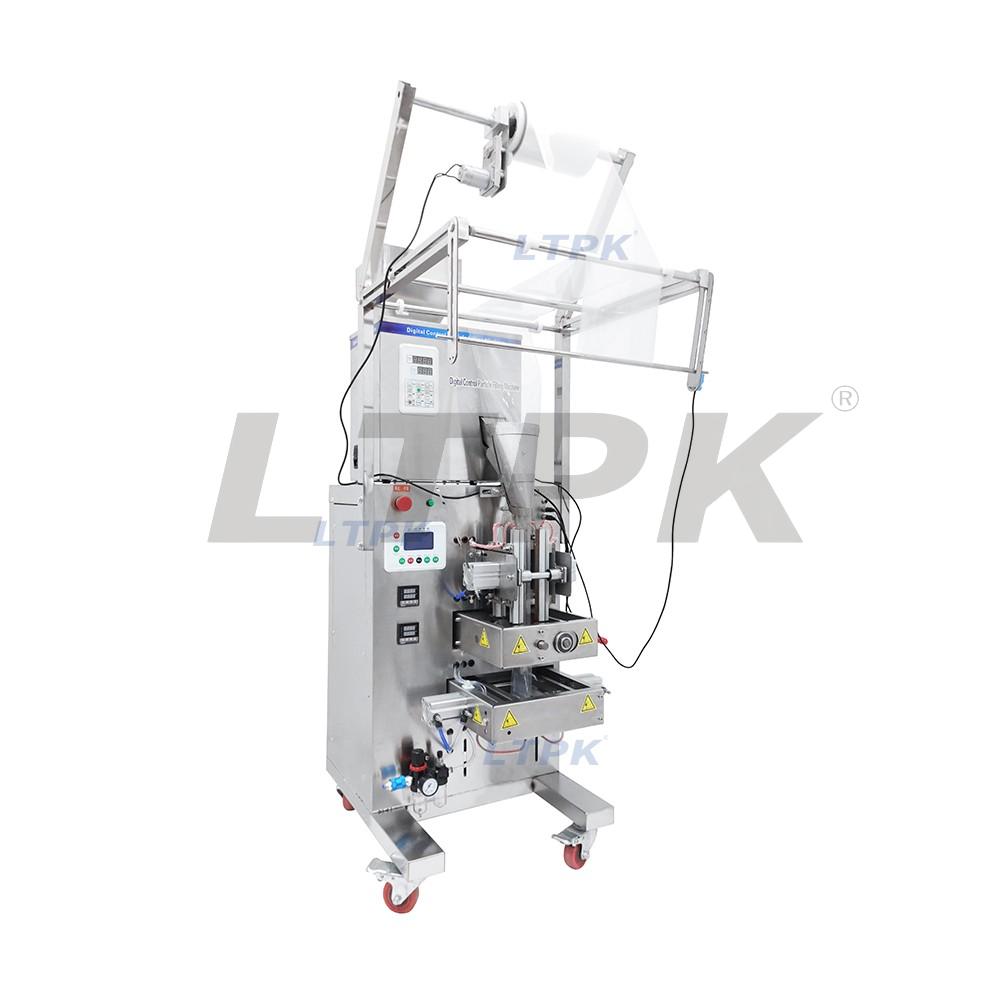 LT-ZB200F 2-200g Pneumatic Four Sides Sealing Packing Machine With PLC Control Panel.