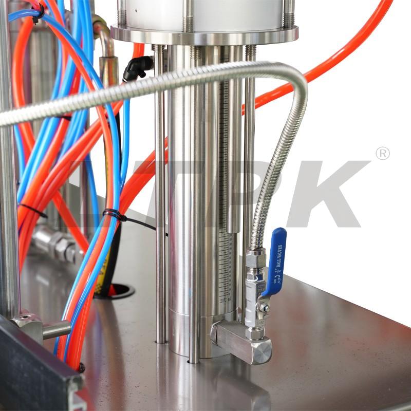 LTPK LT-QGB900E Semi automatic aerosol paint spray can refill filling machine 4 in 1