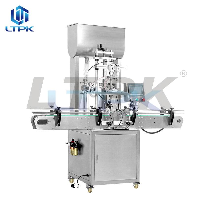 custom manual automatic food ice cream yogurt syrup peanut butter paste bottle piston filling machine