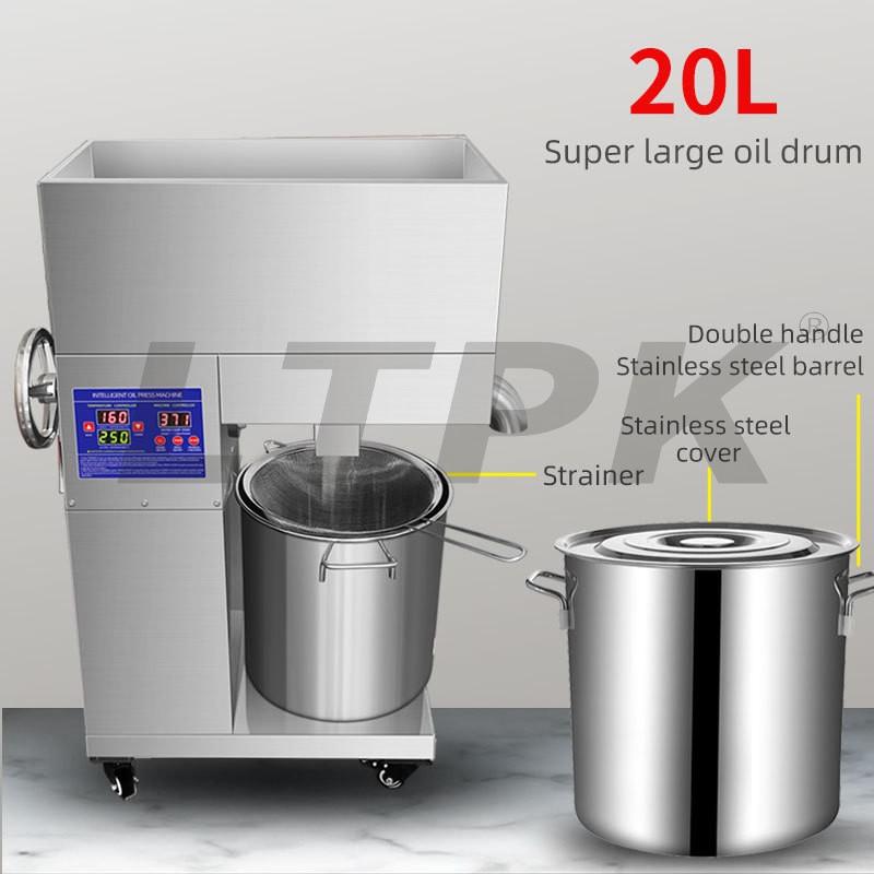 D08 Oil Extraction Machine Cotton Seed Peanut Oil Press Machine Screw Oil Pressing Machine