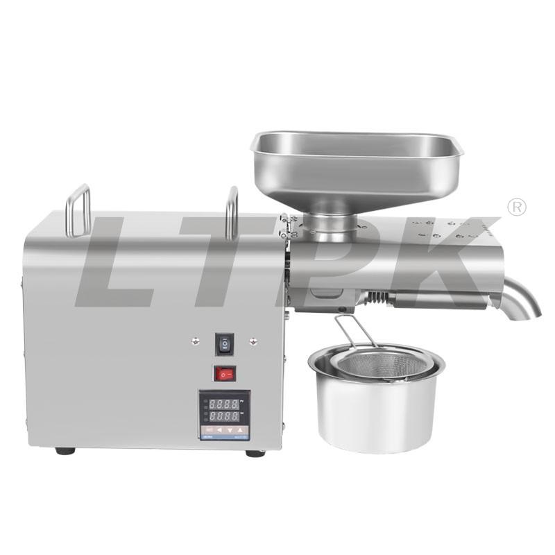  K28C Stainless Steel Oil Press Machine Automatic Home/Commercial Oil Maker for Peanut Flax Sunflower