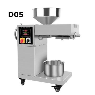D05 Automatic oil press machine 10kg/h stainless steel commercial cold pressing mini oil making machine