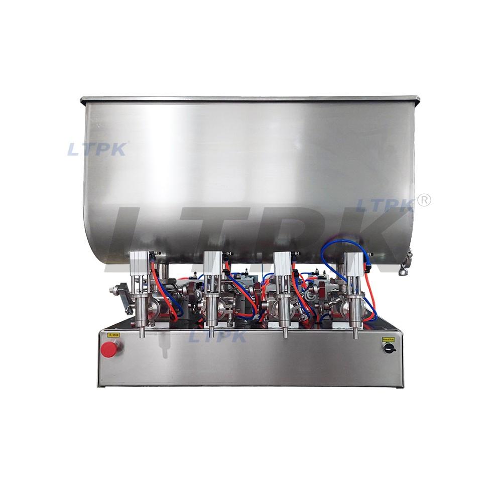G4WG10-100ml Four head semi-automatic paste filling machine