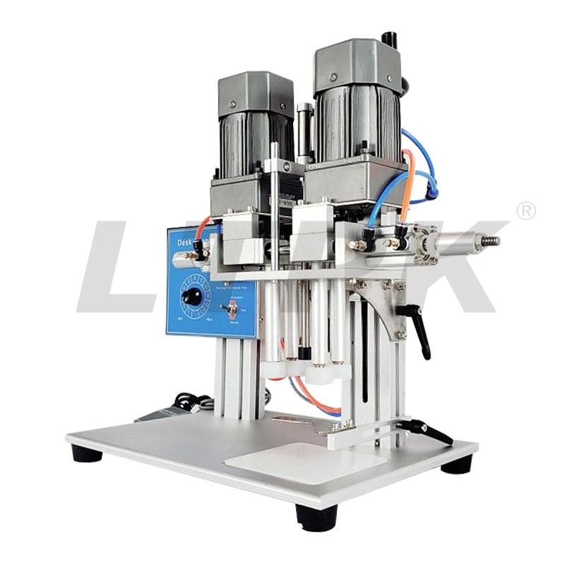 LTPK XLSGJ-6100 Desktop Pneumatic Semi automatic capping machine 