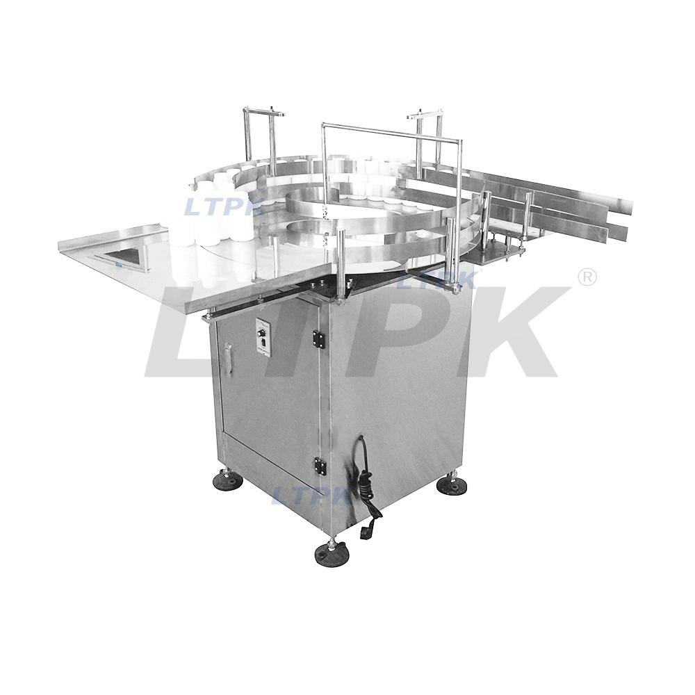 LTPK Automatic round rotary bottle unscrambler for production line 