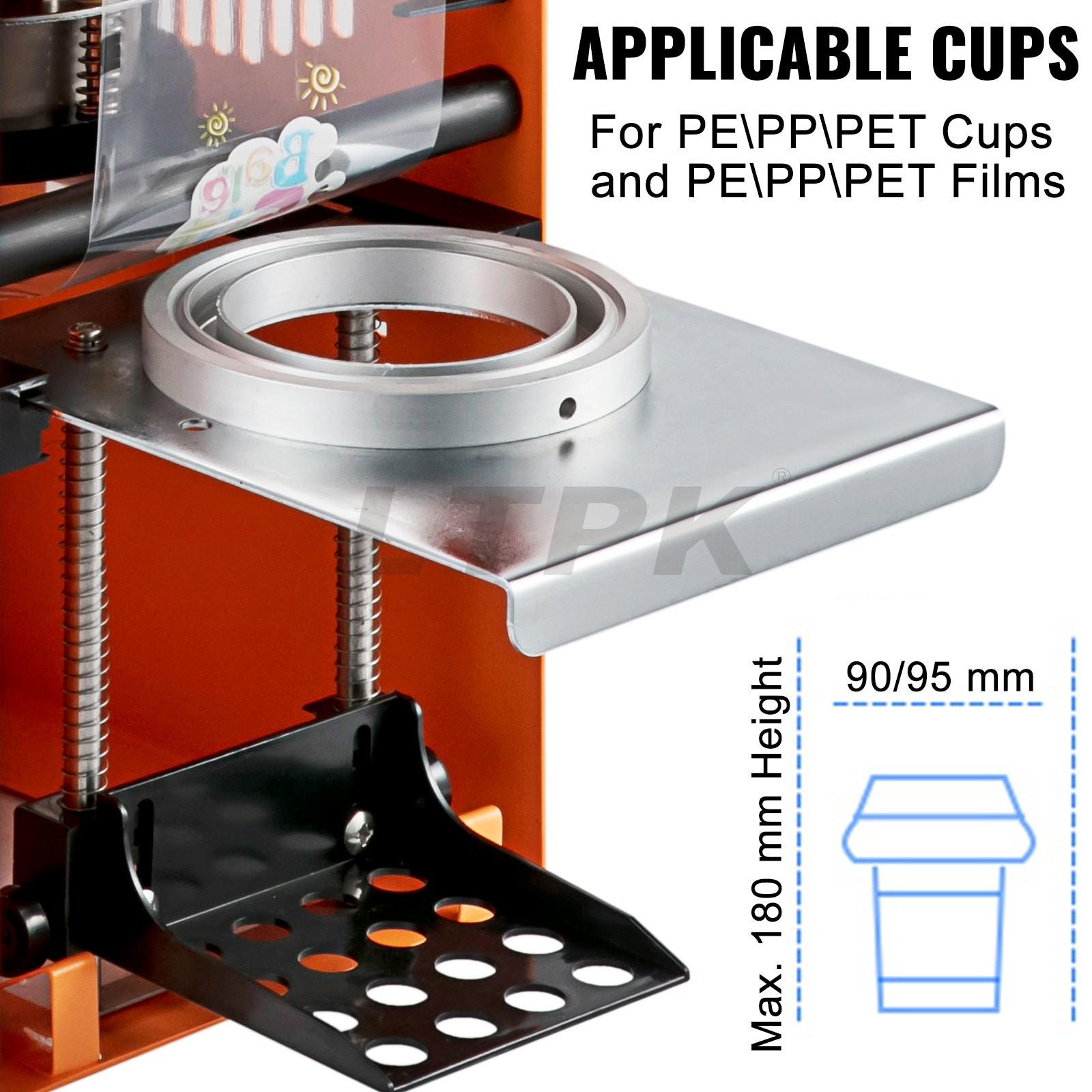 LTPK 90/95mm Cup Diameter Manual Tea Cup Sealer Machine
