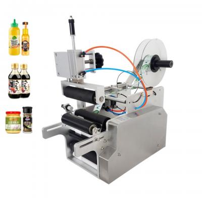 LTPK LT-80 semi automatic round bottle labeling machine 
