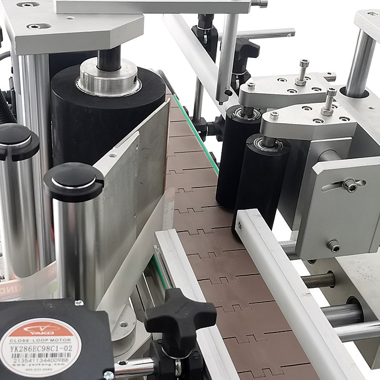 LTPK LT-150P DOUBLE SIDE ROUND BOTTLE POSITIONING AND LABELING MACHINE WITH DATE CODER
