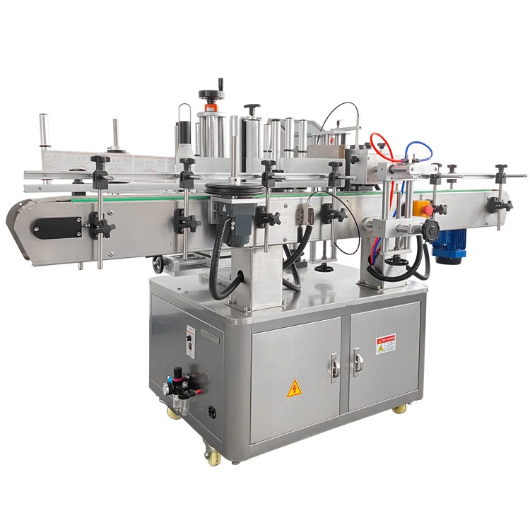 LTPK LT-260 Automatic Double Side Round Bottle Positioning And Labeling Machine 