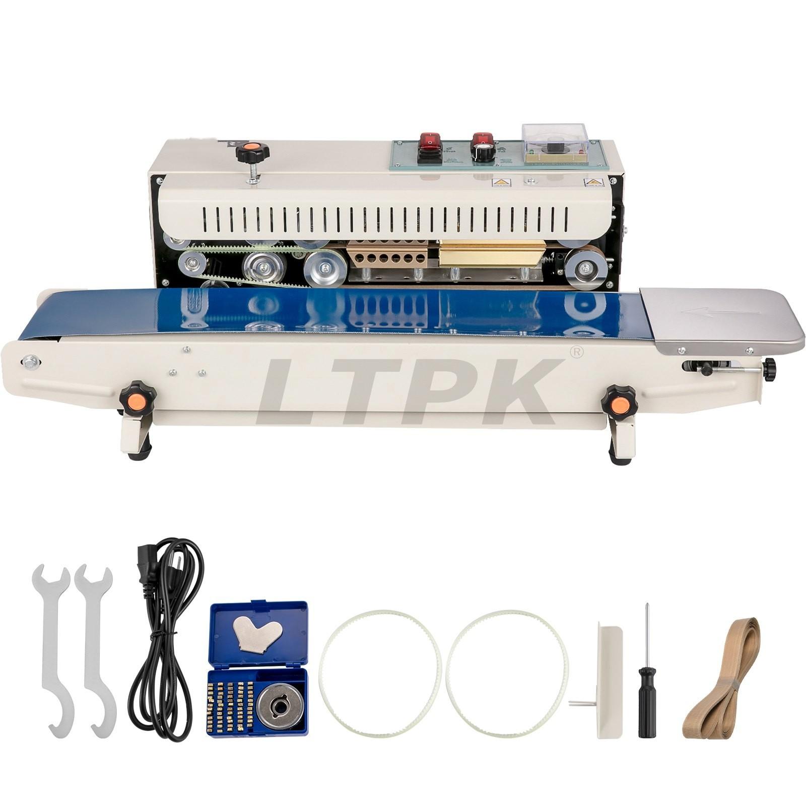 LTPK FR900W Band Heat Sealer with Digital Temperature Control for PVC Membrane Bag Film