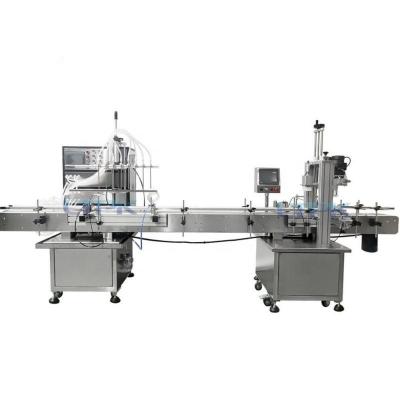 LTPK 8 heads magnetic pump liquid filling and capping machine 