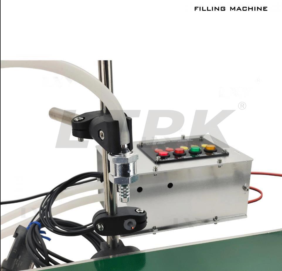 LTPK LT-T200 5-5000ML Automatic 2 Heads Liquid Filling Machine With Longer Conveyor