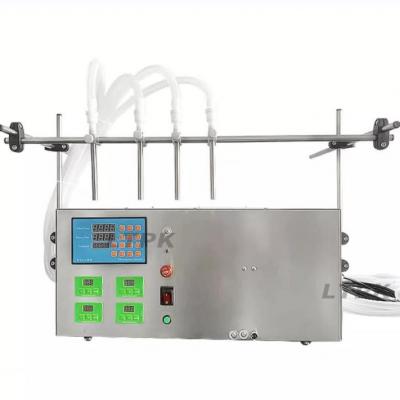 LT-PPF4W Semi Automatic Peristaltic Pump 4 Nozzles Liquid Gel Beverage Perfume Filling Machine