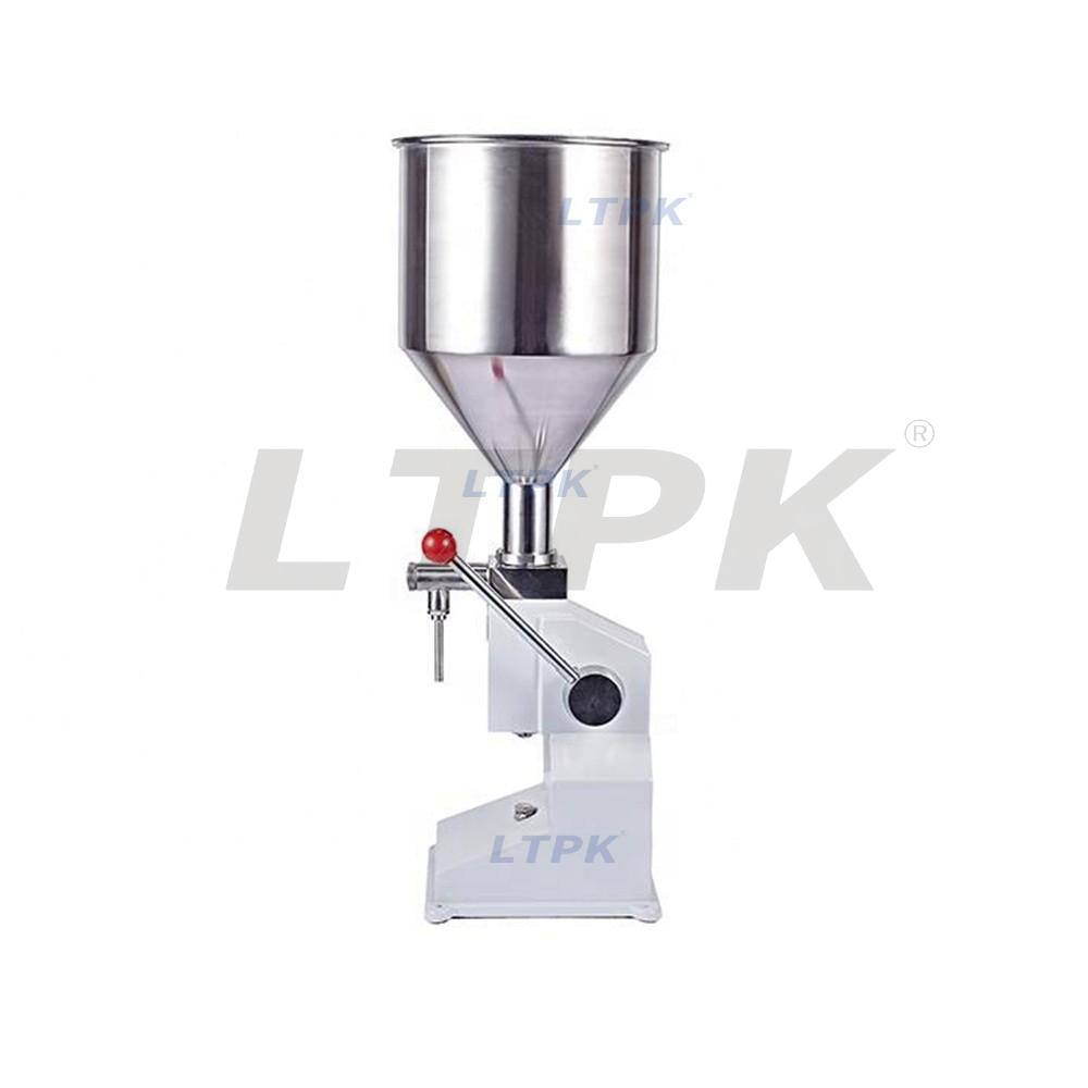 LTPK A03 Hand Operated Filling Machine Manual Cosmetic Paste Sausage Cream Liquid Filling Supply