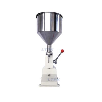 LTPK A03 Hand Operated Filling Machine Manual Cosmetic Paste Sausage Cream Liquid Filling Supply