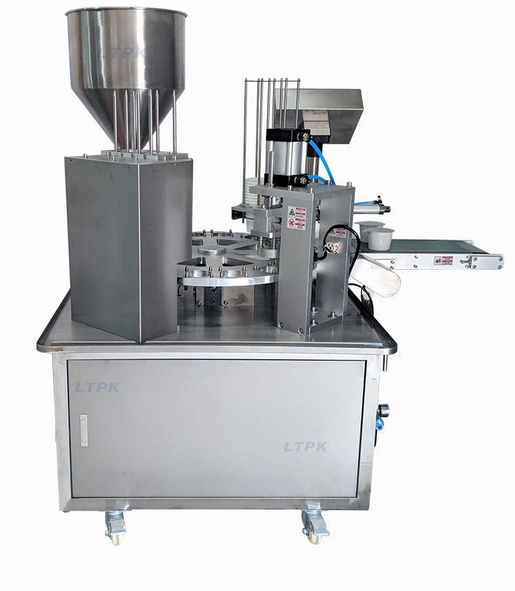 Automatic Rotary Cup Filling And Sealing Machine