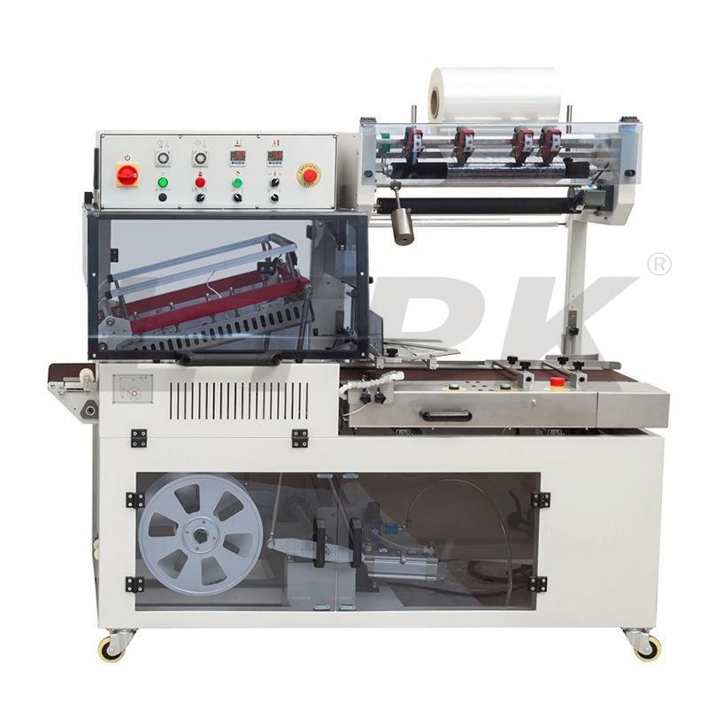 DQL5545S Automatic L bar type Sealer sealing packaging machine and DSD4520 Shrink Tunnel Packager