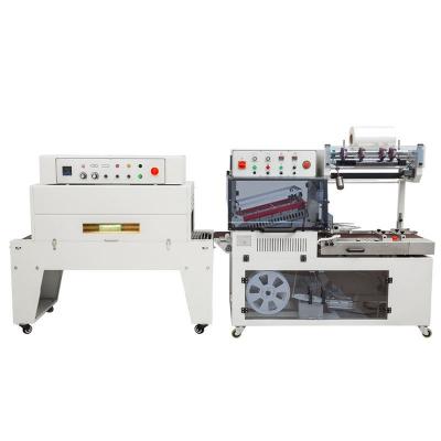 DQL5545S Automatic L bar type Sealer sealing packaging machine and DSD4520 Shrink Tunnel Packager