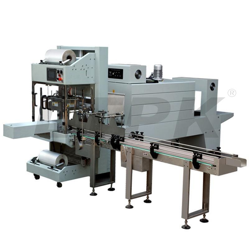 QSJ-5040A Automatic Sleeve Wrapper bottle packing machine + BSE-5040A Heat Shrink Tunnel
