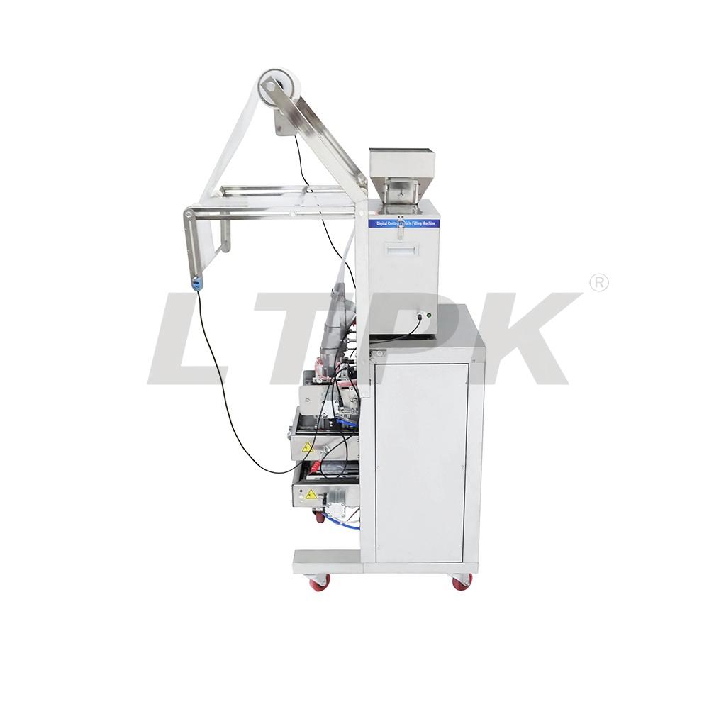 LT-ZB200F 2-200g Pneumatic Four Sides Sealing Packing Machine With PLC Control Panel.