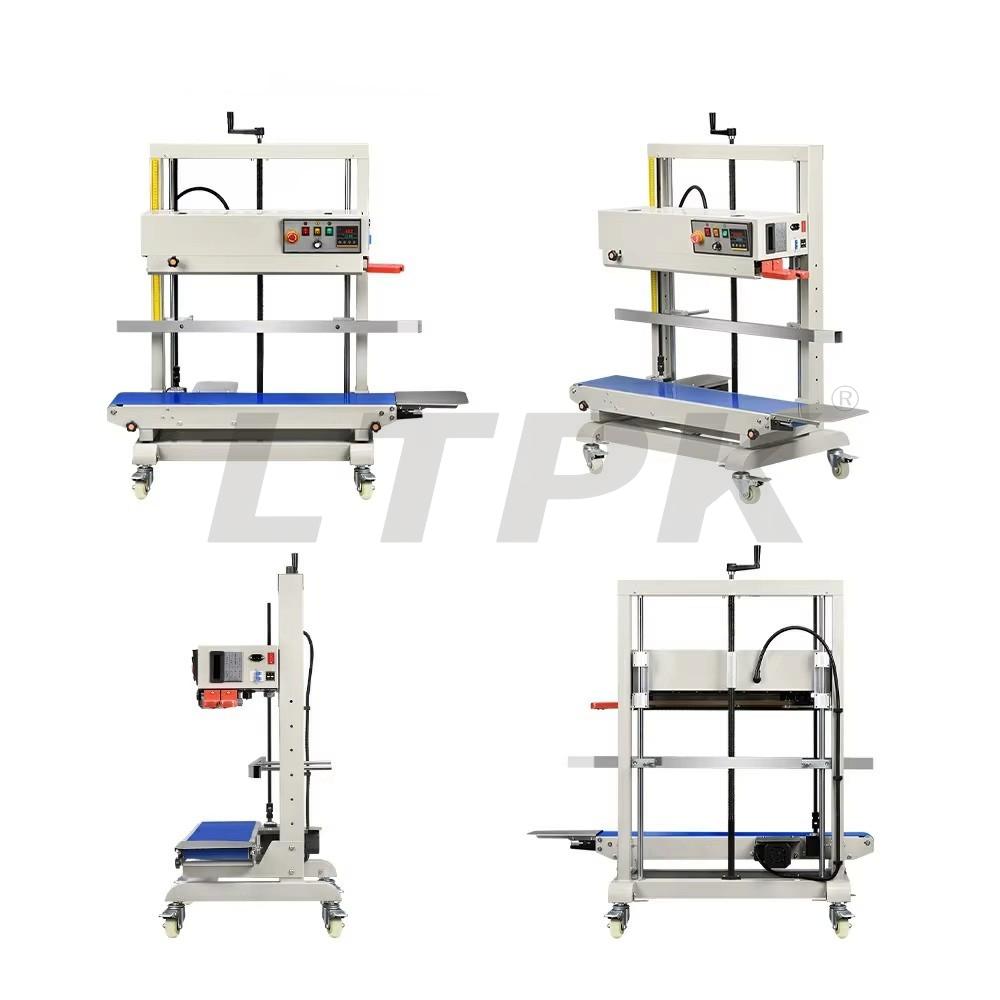 FR-1100 Automatic Horizontal Plastic Film Bags Heat Sealing Machine Continuous Band Sealer Machine