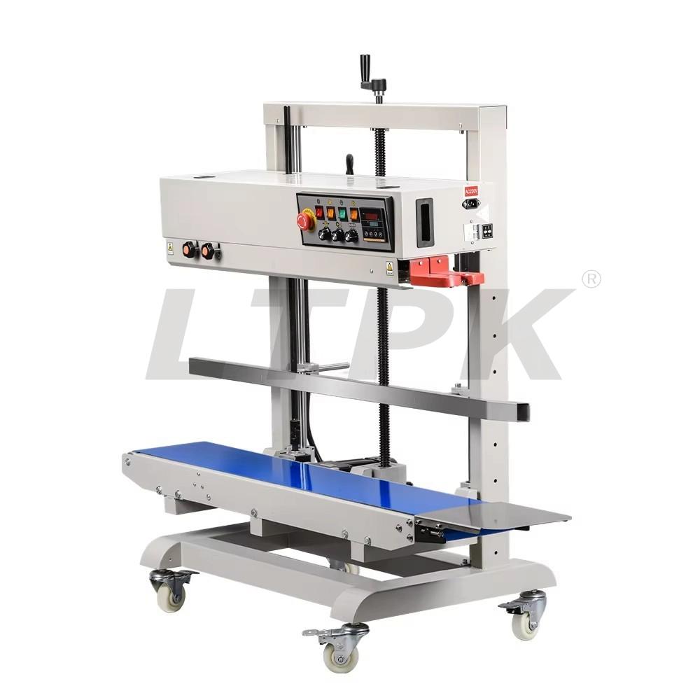 FR-1200V Automatic Vertical Plastic Film Bags Heat Sealing Machine Continuous Band Sealer Machine