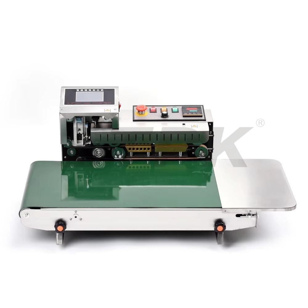 FR-1600 Wider Stainless Steel Automatic Horizontal Plastic Film Bags Continuous Band Sealer Machine