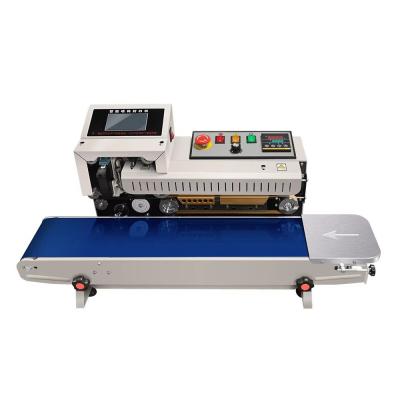 FR-1600 Automatic Horizontal Plastic Film Bags Heat Sealing Machine Continuous Band Sealer Machine