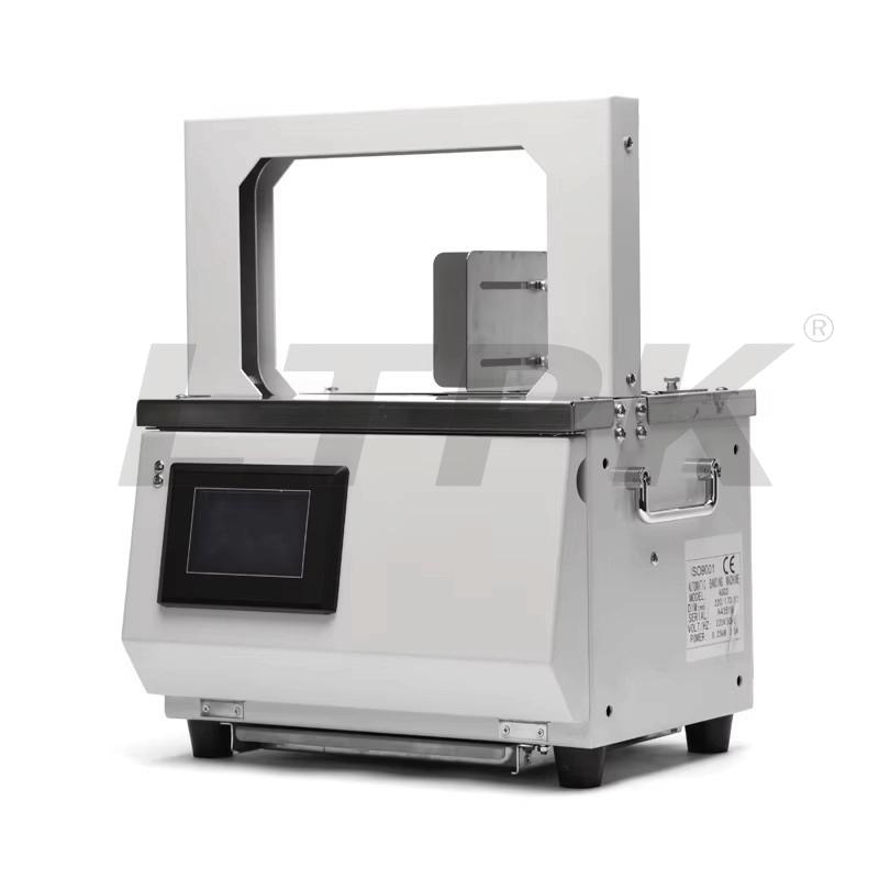 LTPK AG03-220/170/12 table type automatic strapping machine for bank use bundling machine