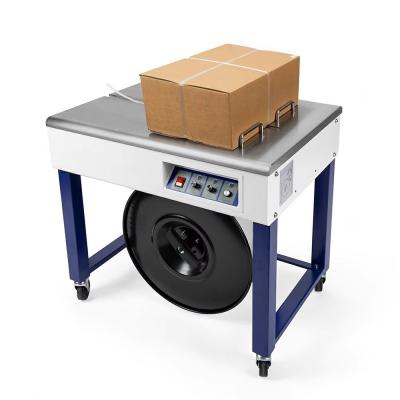 LTPK YS-A2F Semi automatic Carton Box Automatic High Platform Table Tyre Poly Pack Pp Belt Strapping Machine