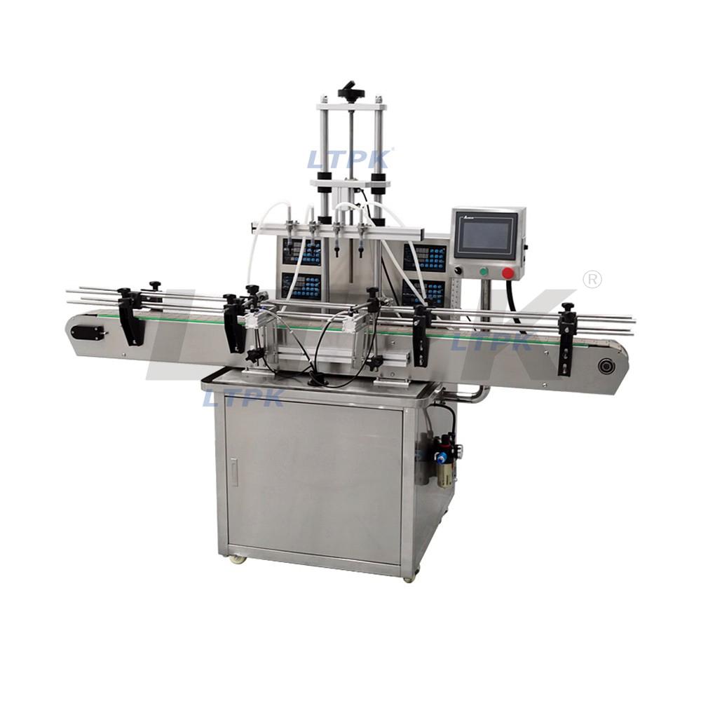 LT-VMPF4 Automatic Four heads magnetic pump liquid filling machine