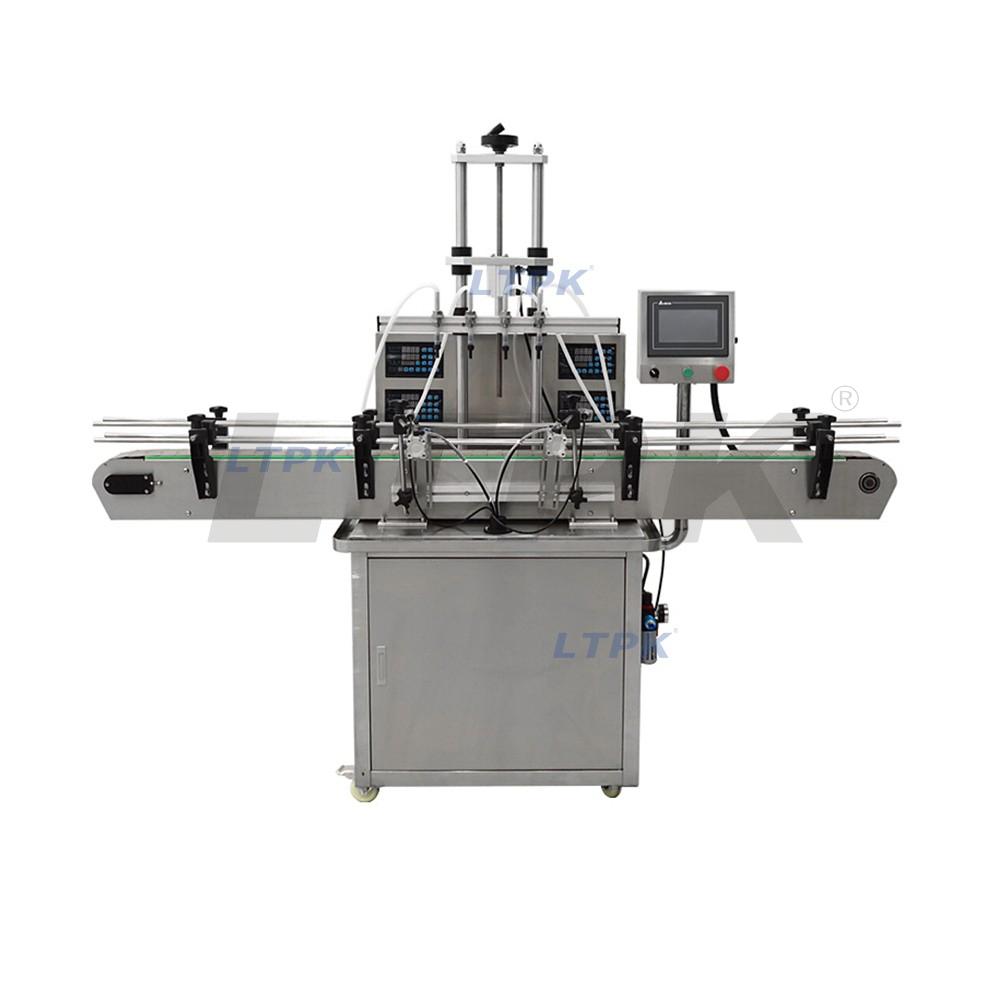 LT-VMPF4 Automatic Four heads magnetic pump liquid filling machine