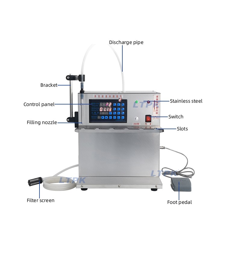 LT-ZX01 Semi-Automatic Single Head Spout Pouch Filling Machine