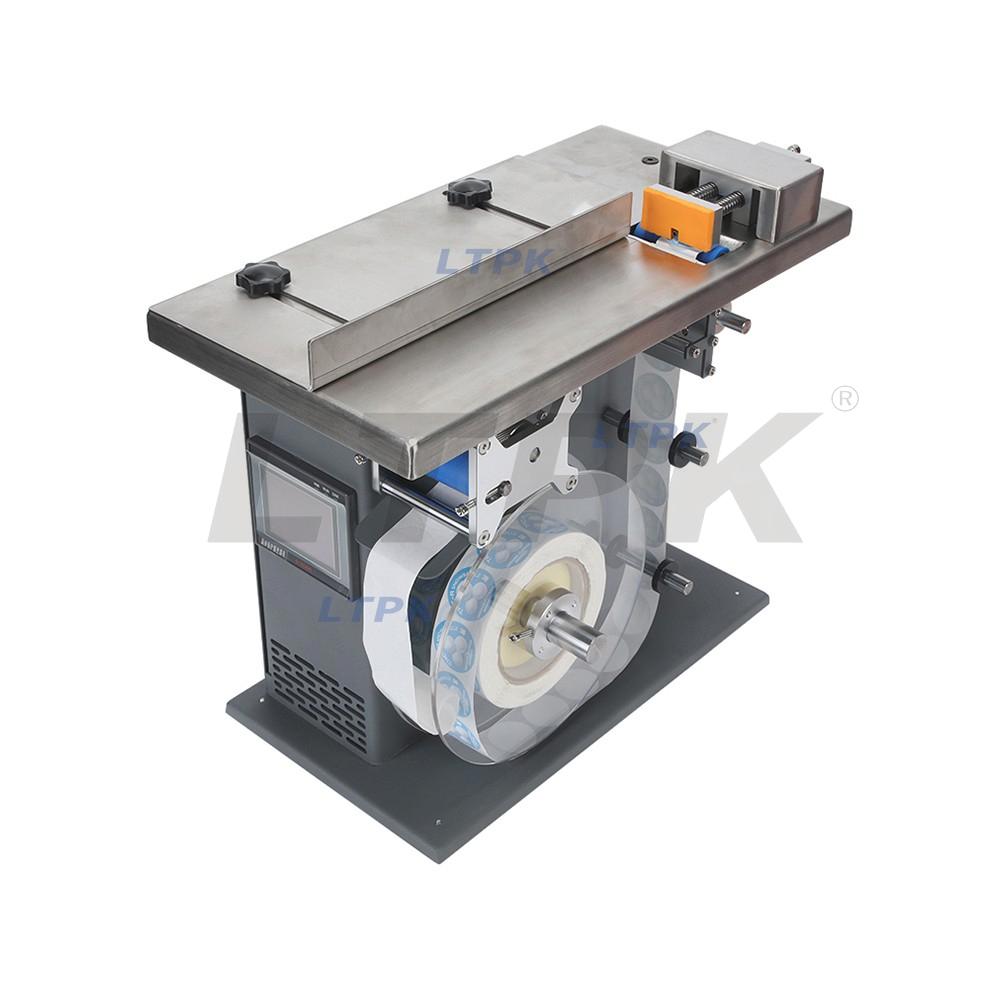 LT-TB10 Semi automatic corner sealing and labeling machine