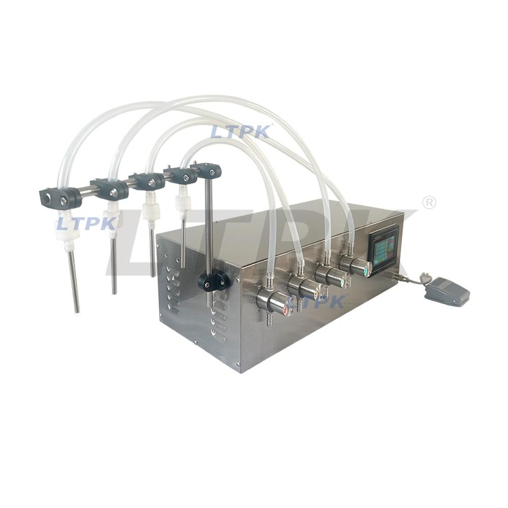 LT-G25D-C Semi automatic Four heads magnetic pump filling machine