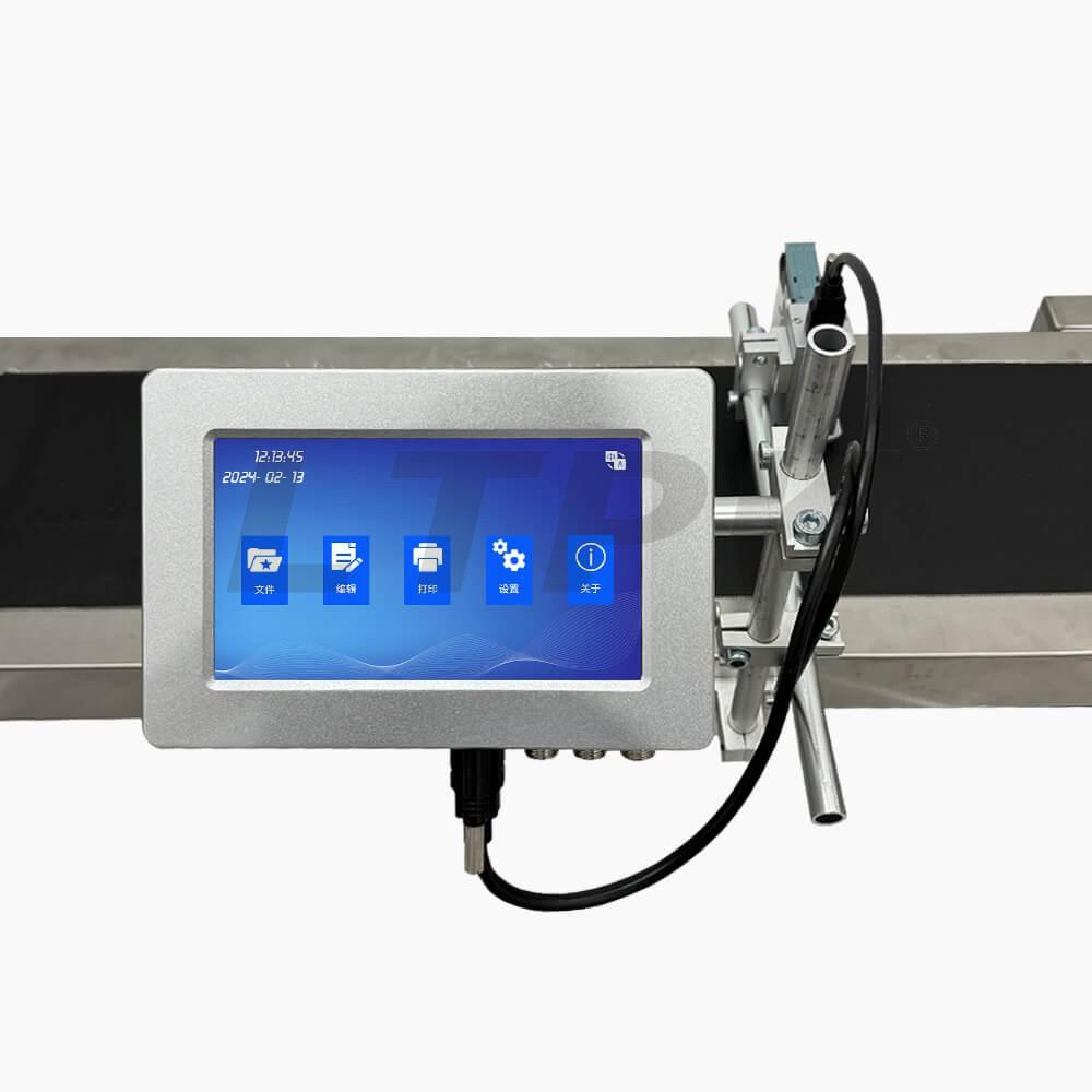 LTPK 170-plus 12.7 mm High Resolution Online Industrial Automatic Digital Tin Can Batch Coding Machine for Pet Bottle