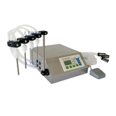LTPK LT-G11D Semi automatic four head liquid filling machine